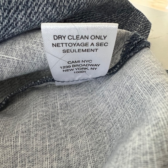 CAMI NYC Belkis Linen/Cotton Denim Button up Shirt- SzL - Picture 8 of 13